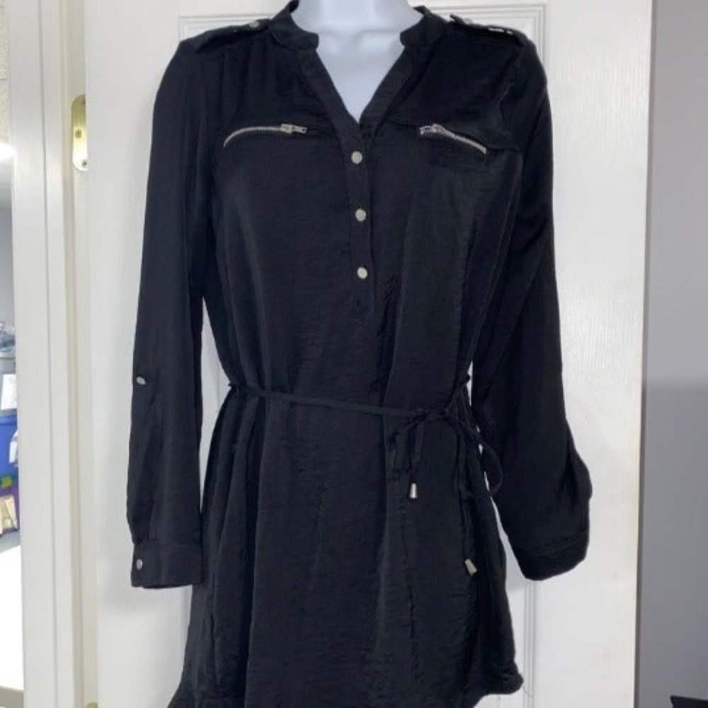 Women's Divided Black Dress